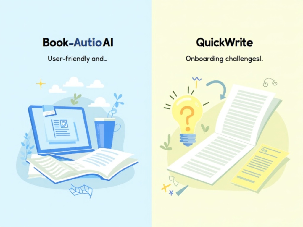 BookAutoAI vs QuickWrite AI Book Generator for KDP Authors