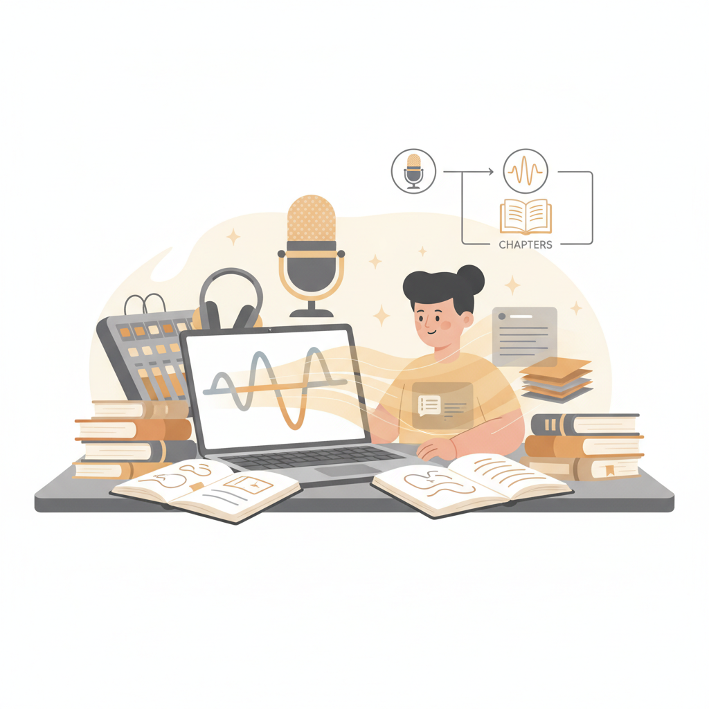 AI to Turn Podcasts into a Book Editing Transcripts