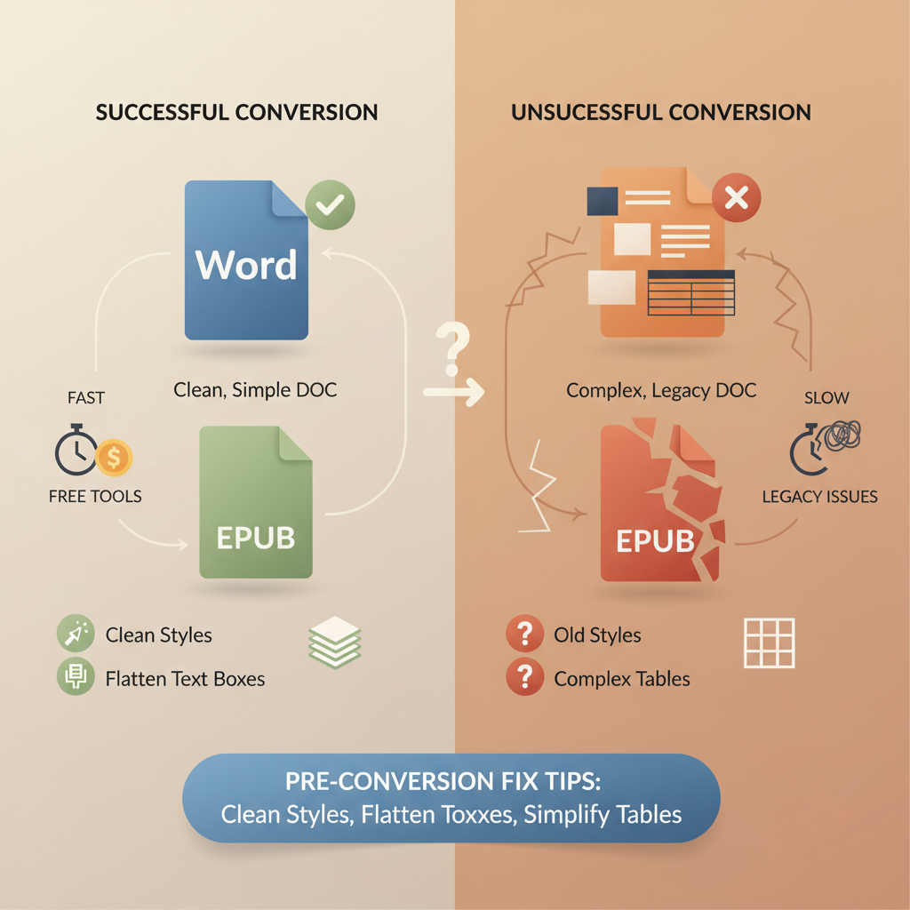 Doc to EPUB Converter Online When It Works and Fails