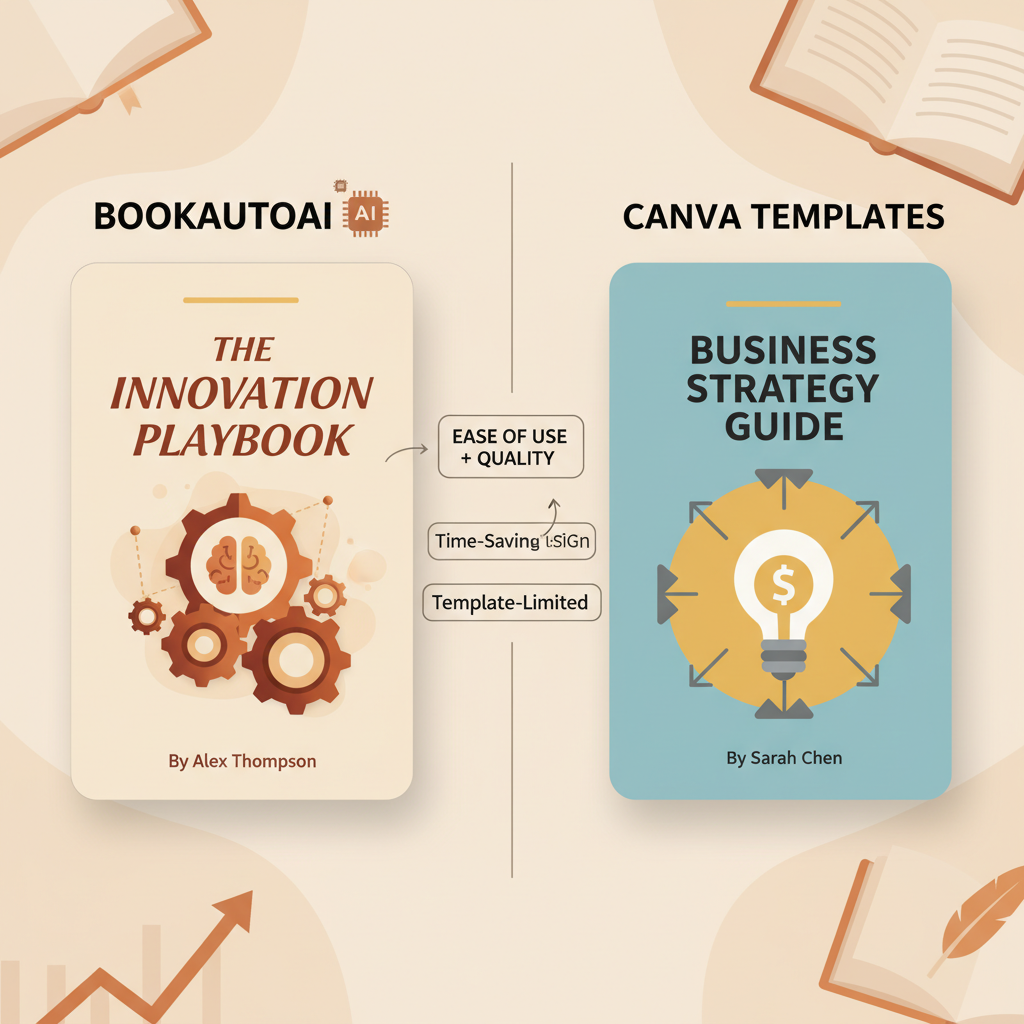 BookAutoAI vs Canva book covers for non-fiction authors