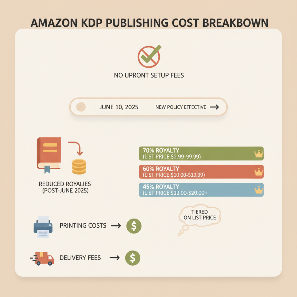 Amazon KDP Fees Complete Cost Breakdown and Budget Guide