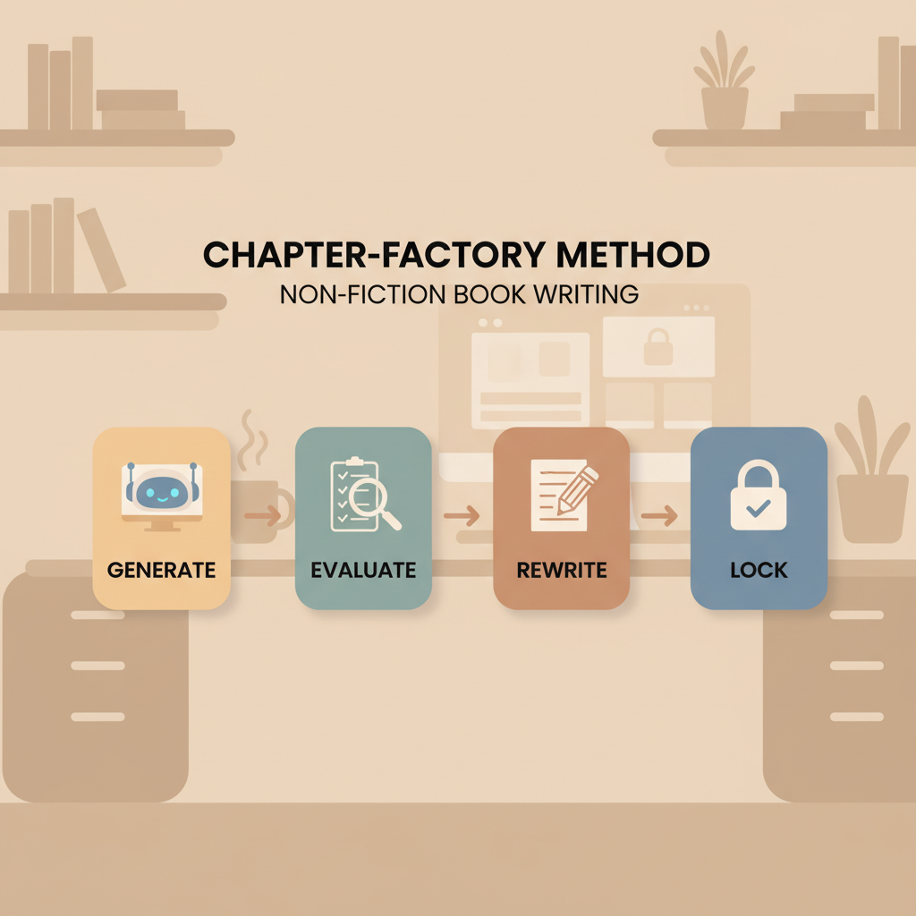 AI Book Chapter Writing Chapter-Factory Method for Authors