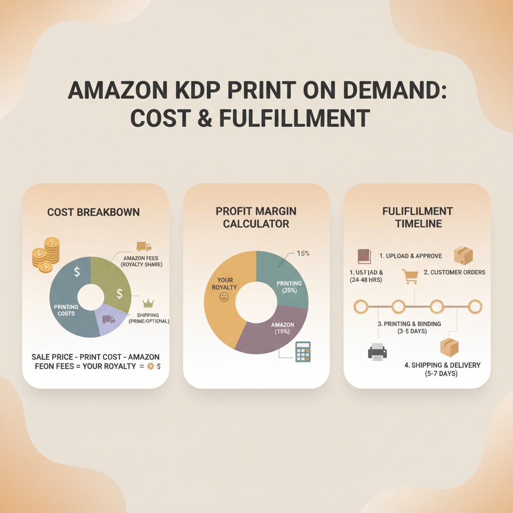 Amazon KDP Print on Demand Costs Margins and Timeline
