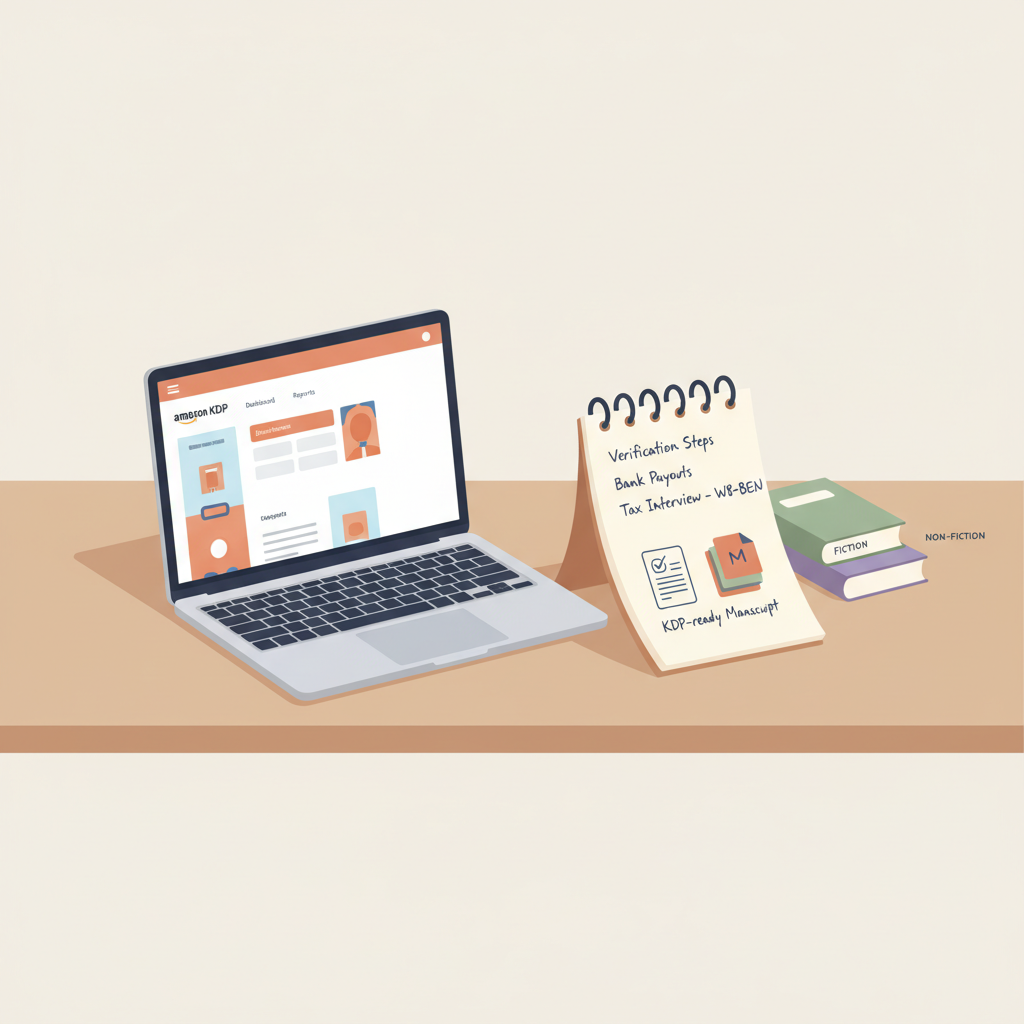 Register Amazon KDP and Set Up Payouts Correctly Today