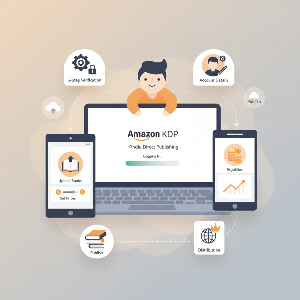 Amazon KDP publishing login and dashboard access tips