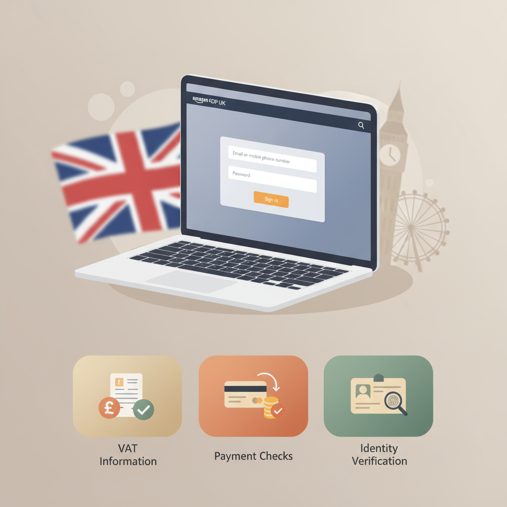 Amazon KDP UK login guide, VAT, verification, setup