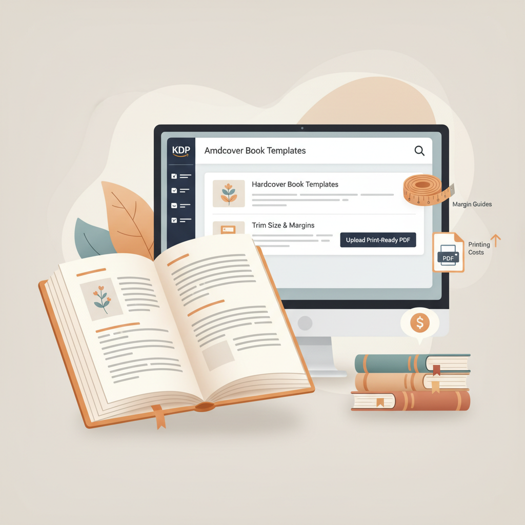 Amazon KDP Hardcover Eligibility Templates and Costs