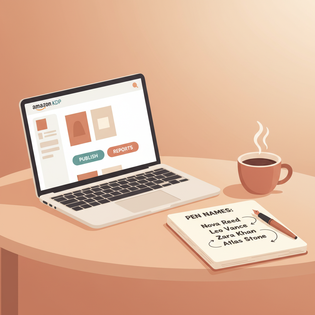 Using a Pen Name on Amazon KDP Rules and Best Practices