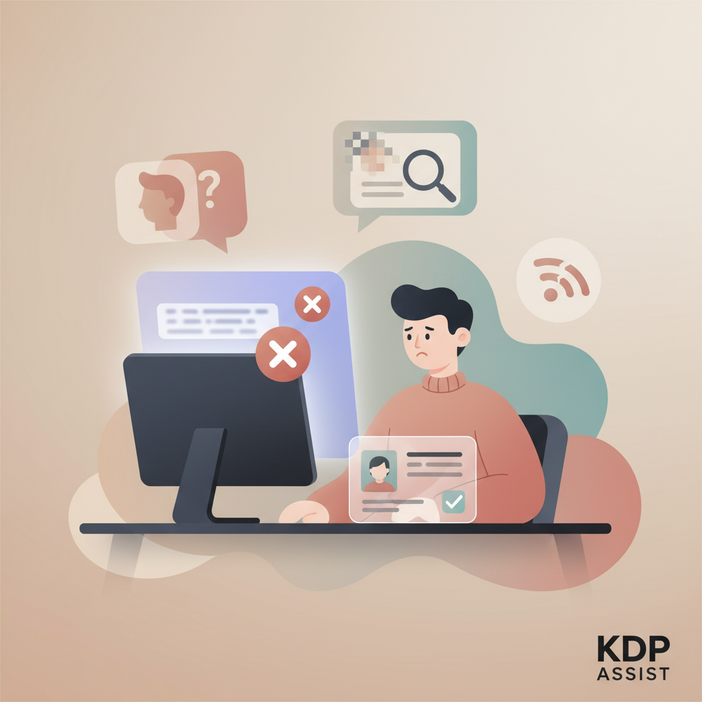 Amazon KDP identity verification not working fixes