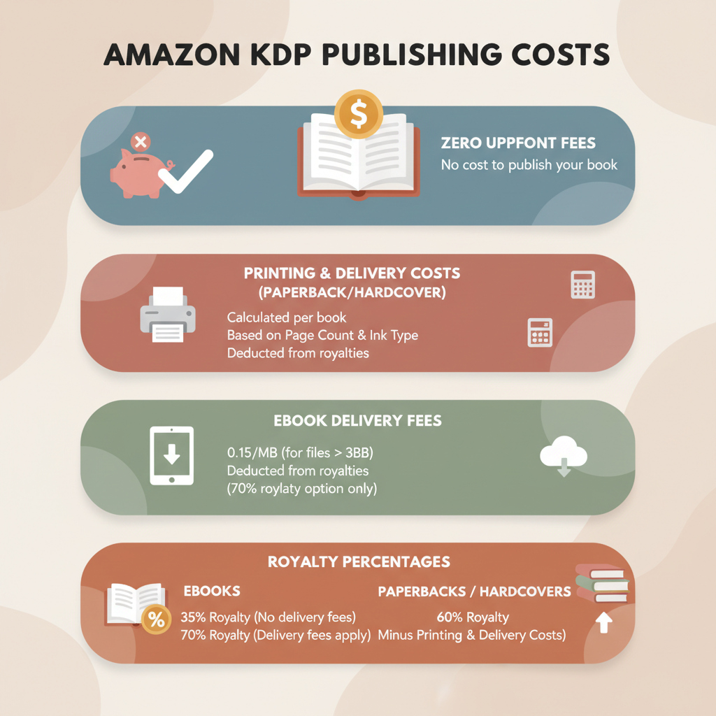 Amazon KDP how much does it cost full breakdown for authors