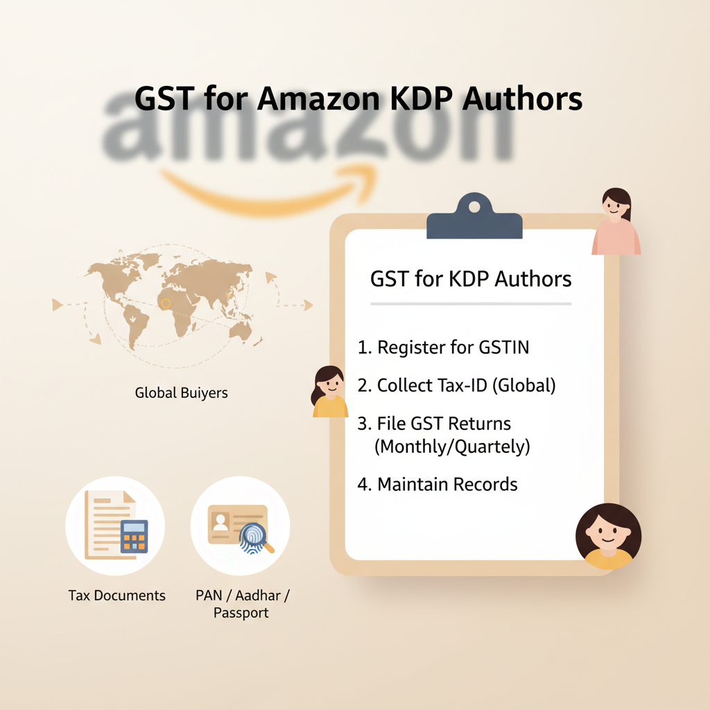 Do I Need GST for Amazon KDP? Guide for Authors and Filing