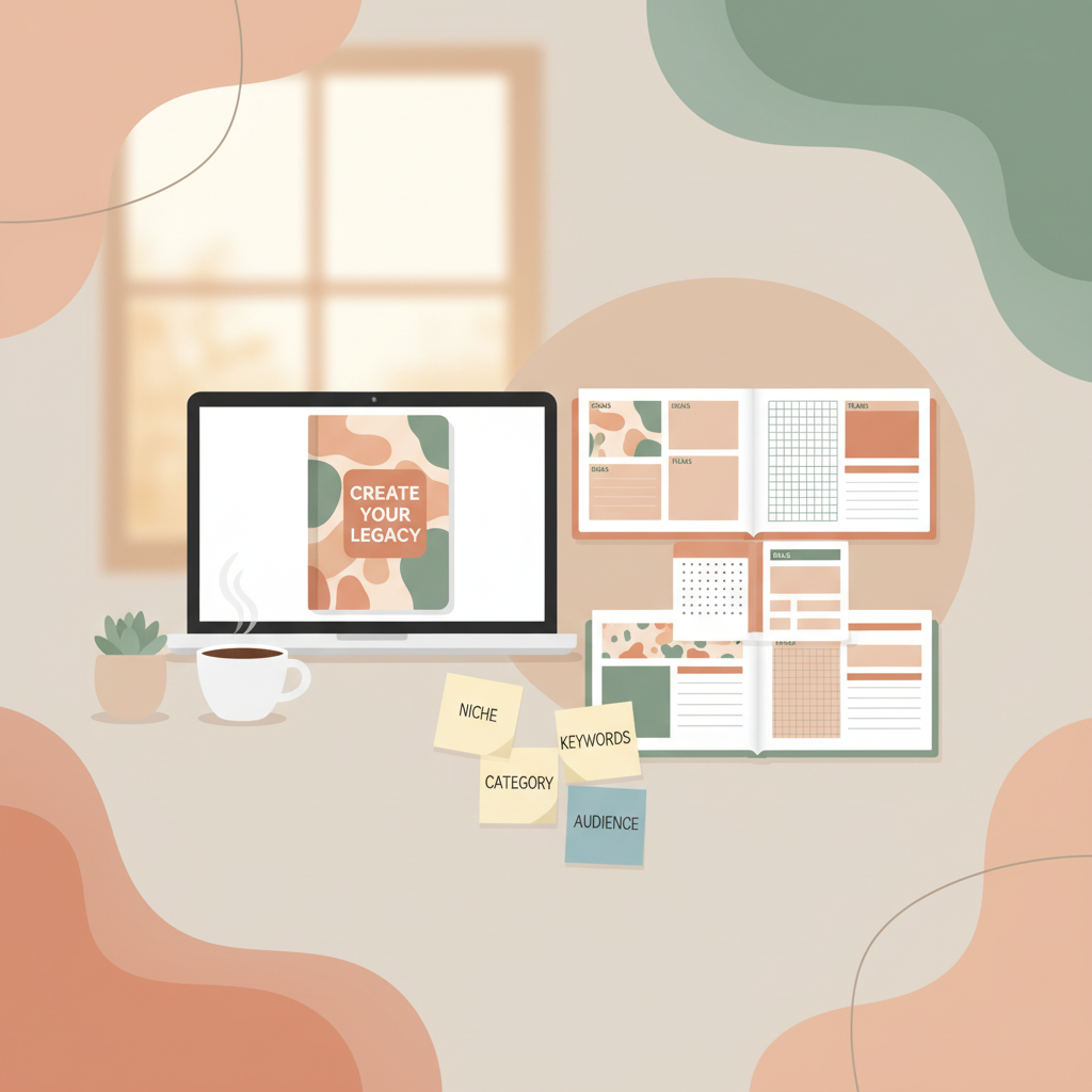 Amazon KDP Journals interiors covers keywords launch plan