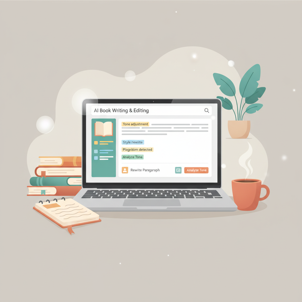 AI Book Writer Editor Best Tools for Rewriting and Tone